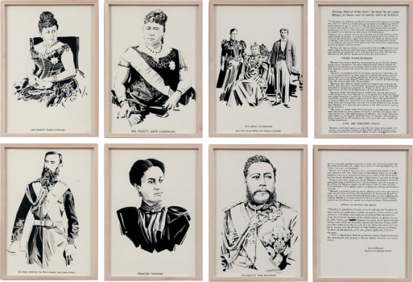 Fernando Bryce, La Reina de Hawaii, 2003