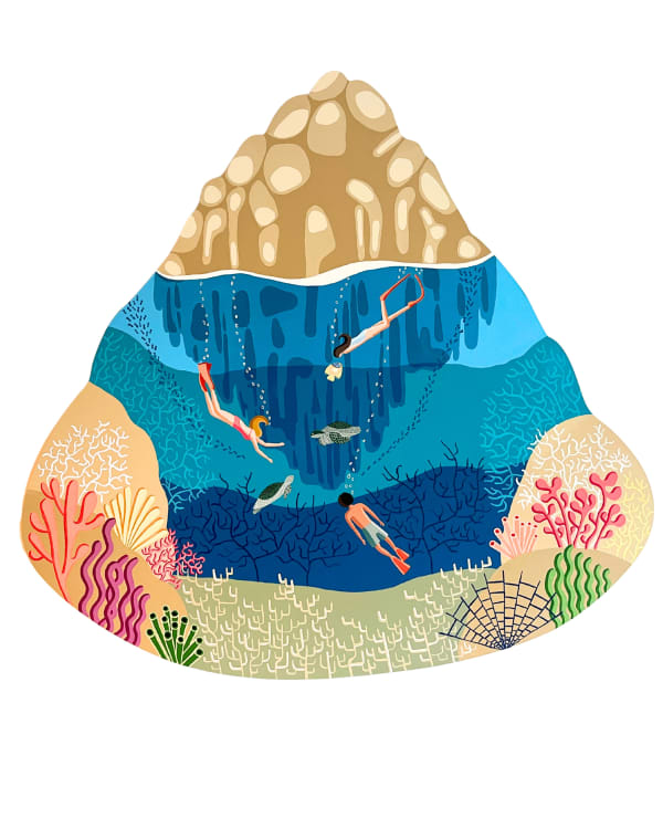 Leyla Pekmen, In the Blue, 2025