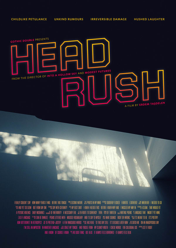 Erdem Taşdelen, Head Rush (Unmade Films serisinden / From the Unmade Films series), 2022