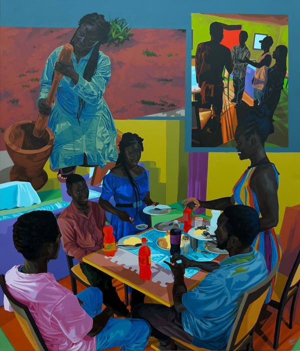 Victorien Bazo, Visite et réception chez l'oncle Hemeni, 2024