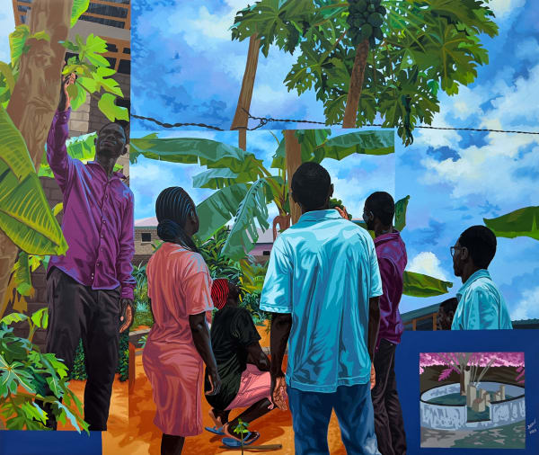 Victorien Bazo, Devant l'arbre sacré, 2024