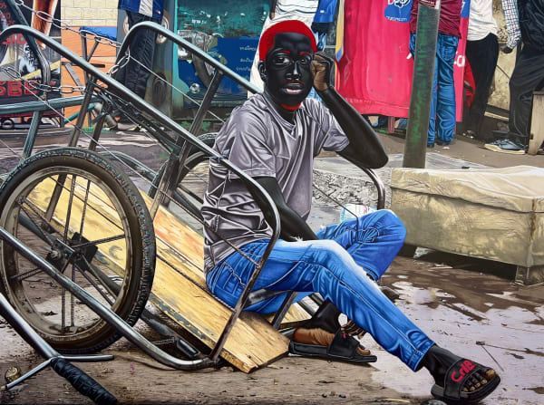 Sesse Elangwe Ngeseli, A stop on the road, 2023