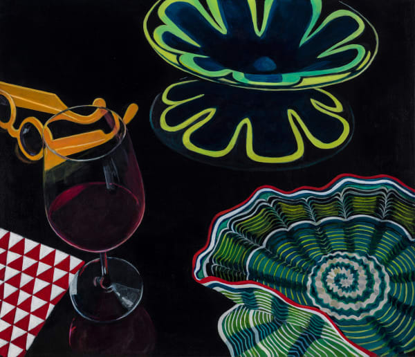 Roxa Smith Remembrance, 2025 Acrylic on canvas over cradled board