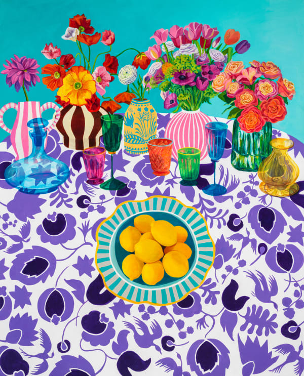 Roxa Smith Reverie, 2025 Acrylic on canvas over cradled board