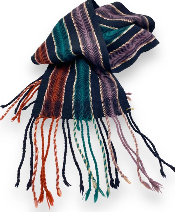Feather Stripe Scarf