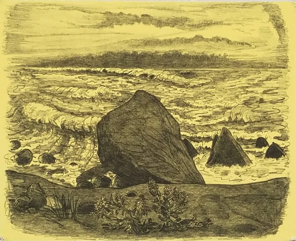 Nancy Friese, Seacoast Rocks, 2019