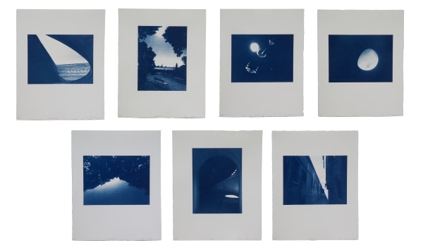 Serena Perrone, Lightforms: Venice I-VII, Scarpa, Giardini, Kites, Cone, Treeline, Arch, Sliver, 2016