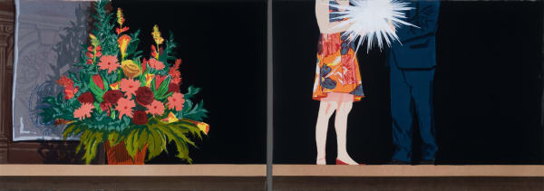 Stella Ebner, The Award Ceremony (Plus Still Life with Podium, Banner and Professional Flower Arrangement), 2014