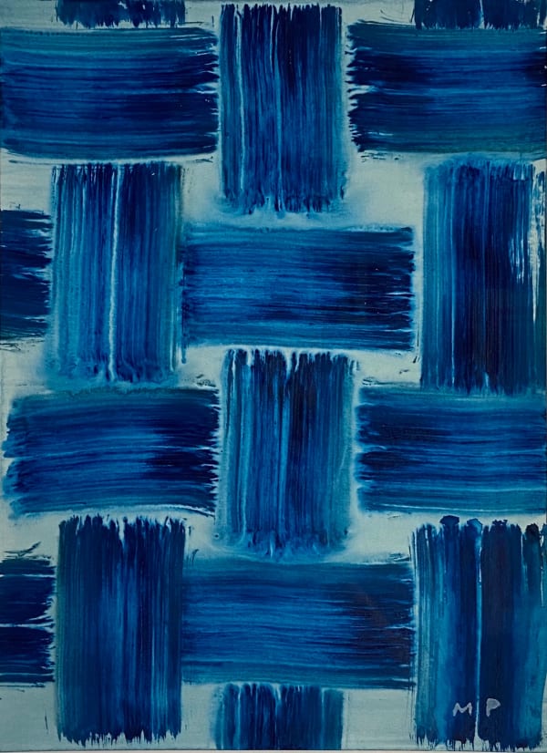 Mark Perry, Woven Blue , 2022