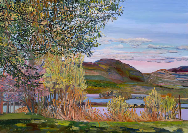 Nancy Friese, Edge of the Garden with the Hudson River, Blithewood Garden, Annandale-on-Hudson, New York, 2025