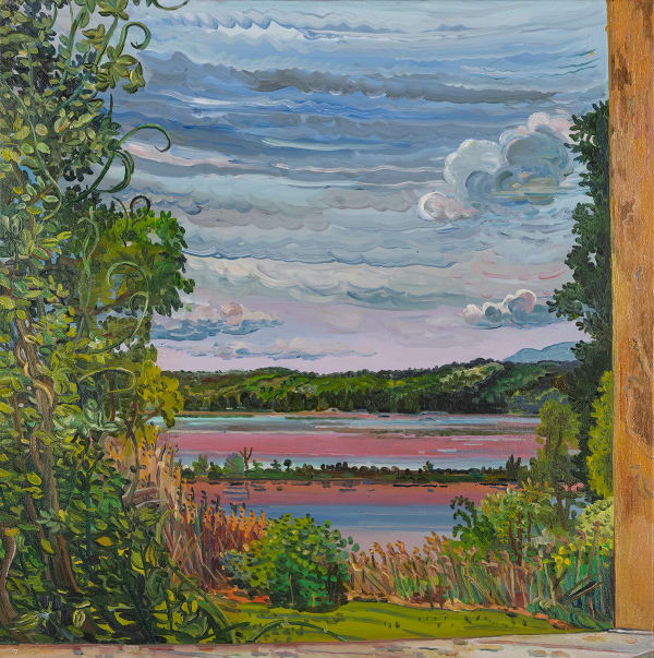 Nancy Friese, Garden View and Window, Blithewood Garden, Annandale-on-Hudson, New York, 2025