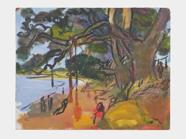 Sargy Mann, Swings at Iken, 1976