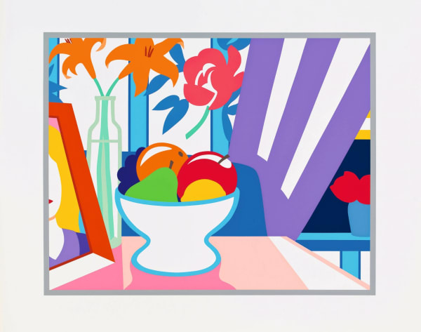 Tom Wesselmann, Still Life with Lilies and Mixed Fruit, 1997