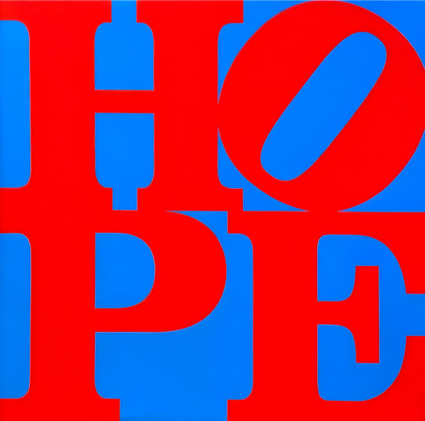 Robert Indiana, Hope (Canvas), 2015