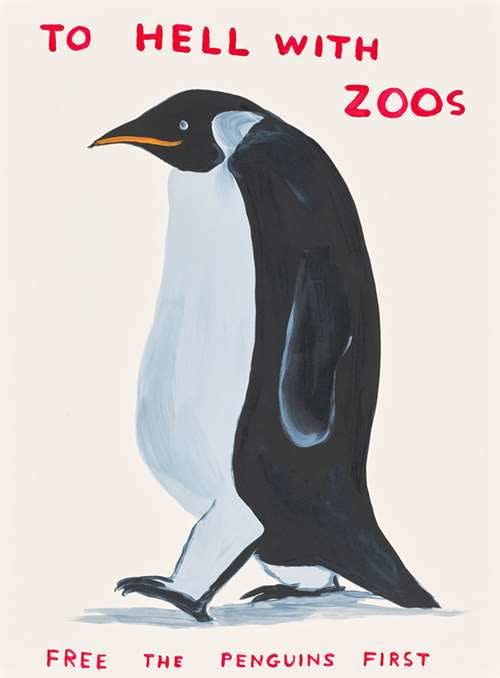 David Shrigley, To Hell With Zoos , 2021