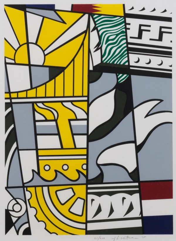 Roy Lichtenstein, Bicentennial Print, from America: The Third Century, 1975