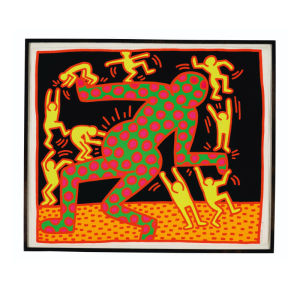 Keith Haring, The Fertility Suite: One Plate, 1983