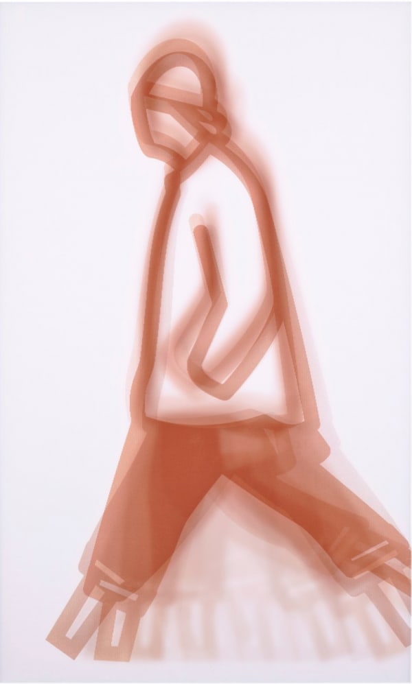 Julian Opie, Turn ups, from: Old Street Walkers, 2022