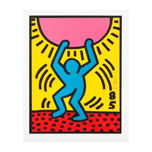Keith Haring, INTERNATIONAL YOUTH YEAR, 1985