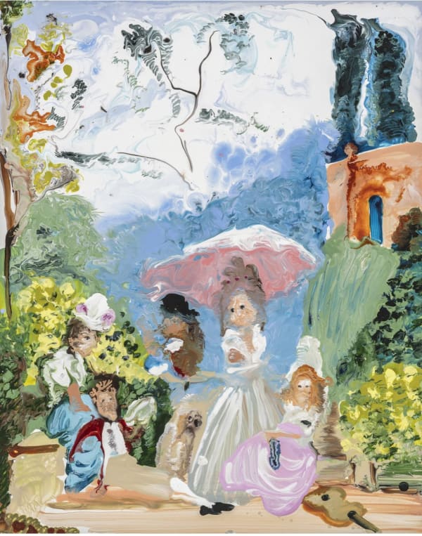 Genieve Figgis, Summer Garden (after Nicolas Lavreince), 2024