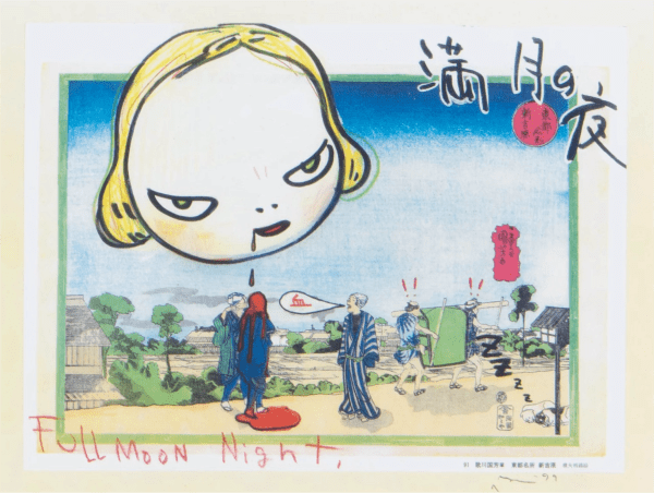 Yoshitomo Nara, Full Moon Light, 1999
