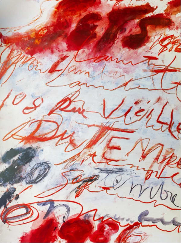 Cy Twombly, Sets (Poster), 1986