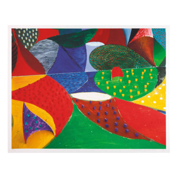 David Hockney, Fifth Detail Snails Pace, 1995