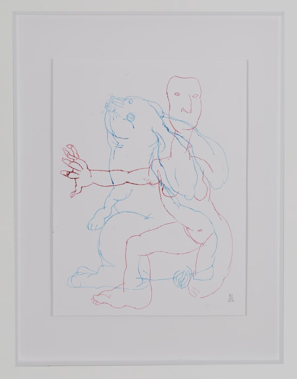 Eulogia Merle, Rabbit and Figure conjuction #1, 2024