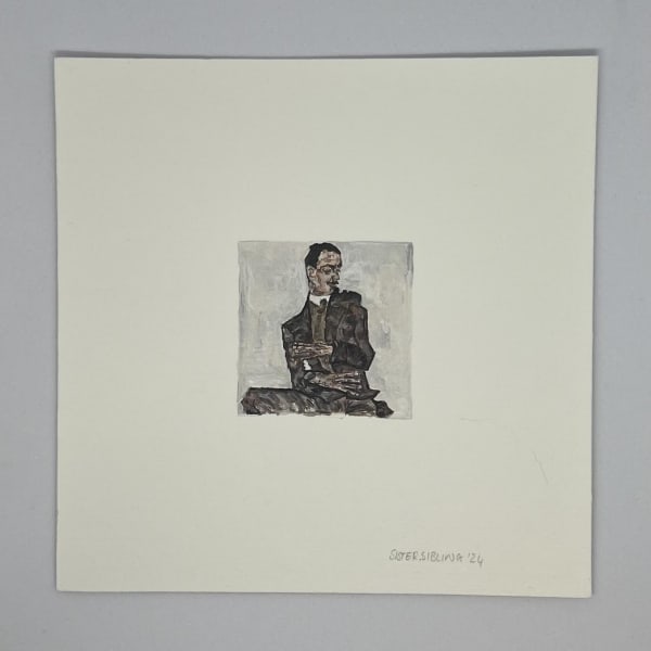 Sister.Siblings, Egon Schiele Portrait #2, 2024