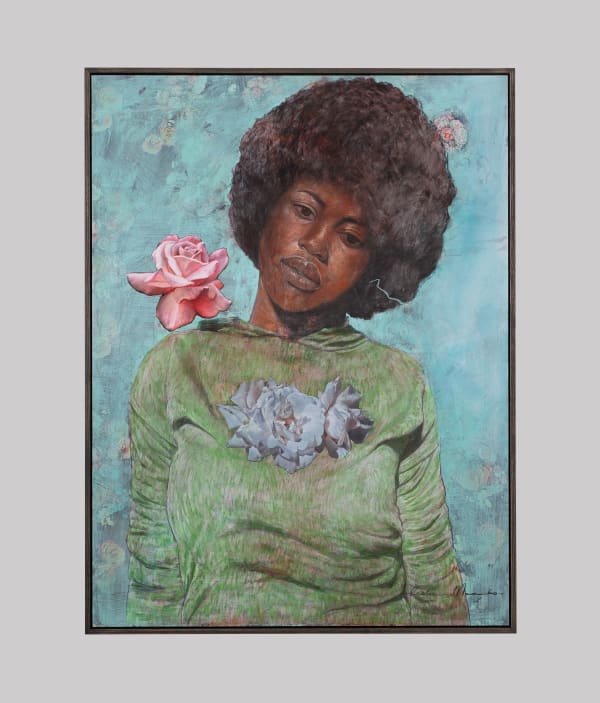 Restone Maambo, The Woman with an afro, 2025