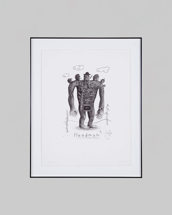 Norman Catherine, Headman, (Edition of 25) SOLD OUT, 1991