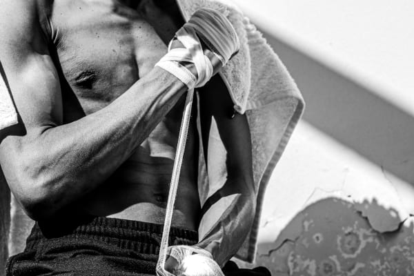 Thomas Masingi, Tucking My Sins Into a Hand Wrap, 2025