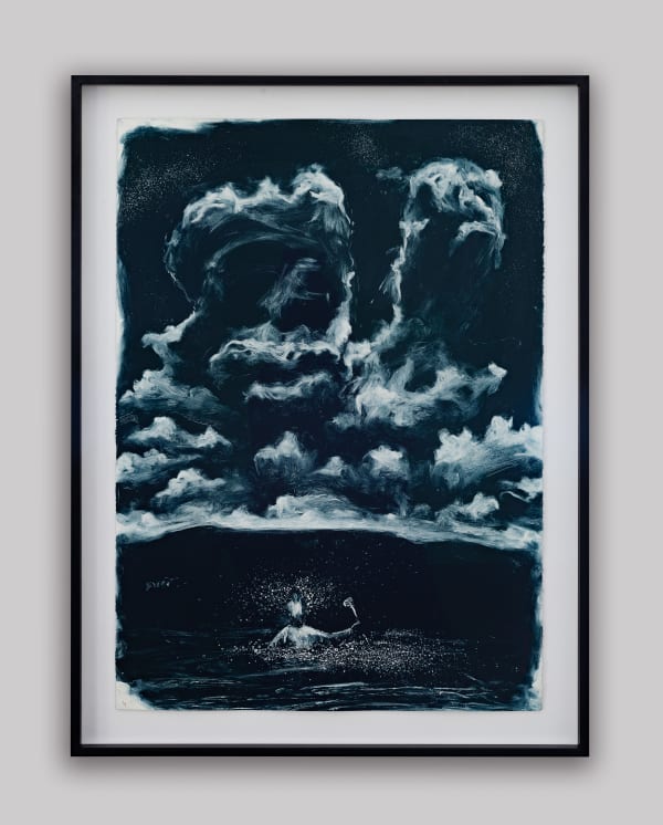 Themba Khumalo, (untitled monoprint), 2025