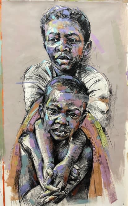 Solomon Omogboye, Warmth of Belonging, 2024