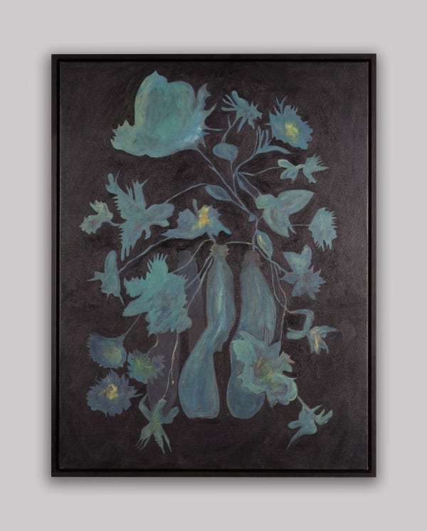Thirza Schaap, Twenty blue flowers, 2025