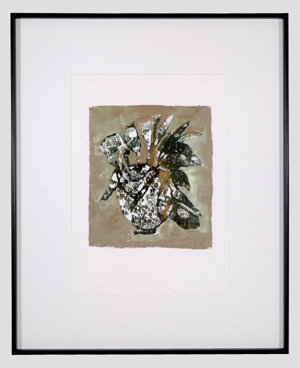 Louise Almon, Floral Monotype II, 2023
