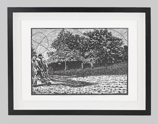 Philemon Hlungwane, Landscape (Medium) P/P, 2011