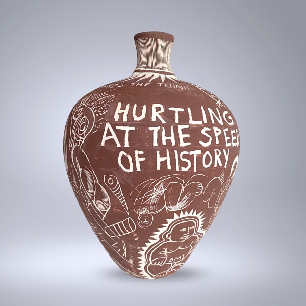 Andrew Mogridge, Hurtling at the Speed of History, 2025