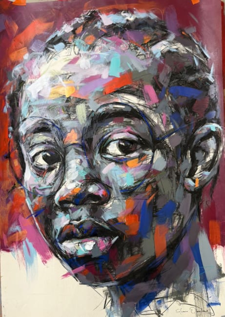Solomon Omogboye, Chromatic Gaze , 2025