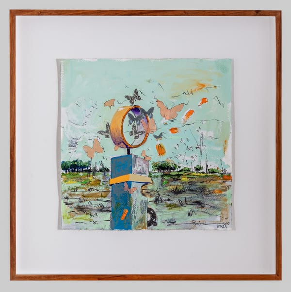 Zolile Phetshane, Floating flower pot, 2024