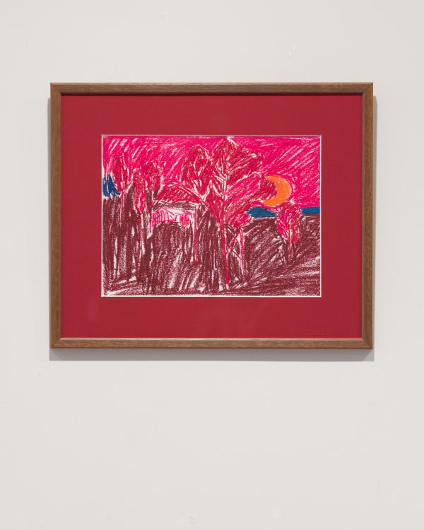 Charlotte Brisland, Pink Dusk 1 in soft pastels, 2025