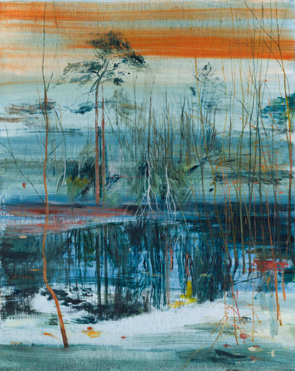 Calum McClure, Red Sky, Iping Common, 2019