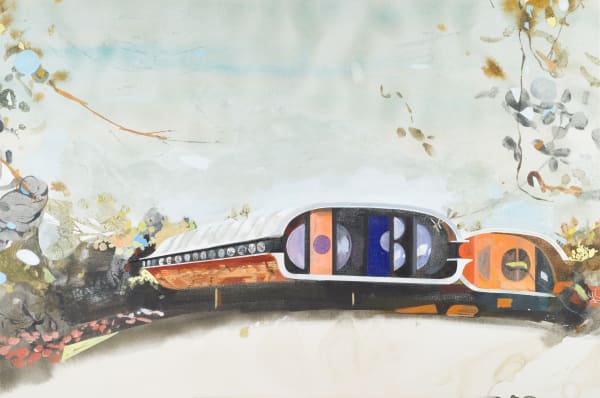 John Harmer, Orange Pod, 2019