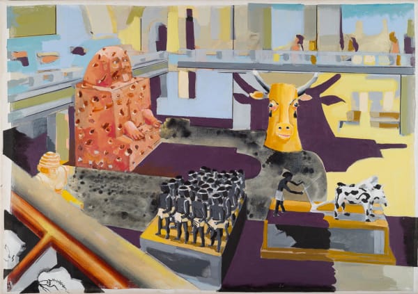 Stephen Farthing RA, The Museum of Agrarian Success: Cairo, 2016/17