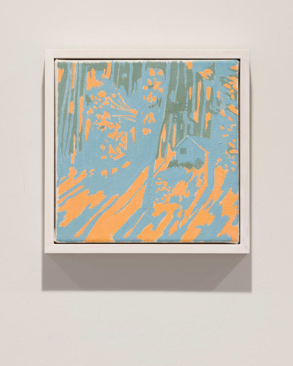Charlotte Brisland, Slipped Shadows in Vermilion, 2025
