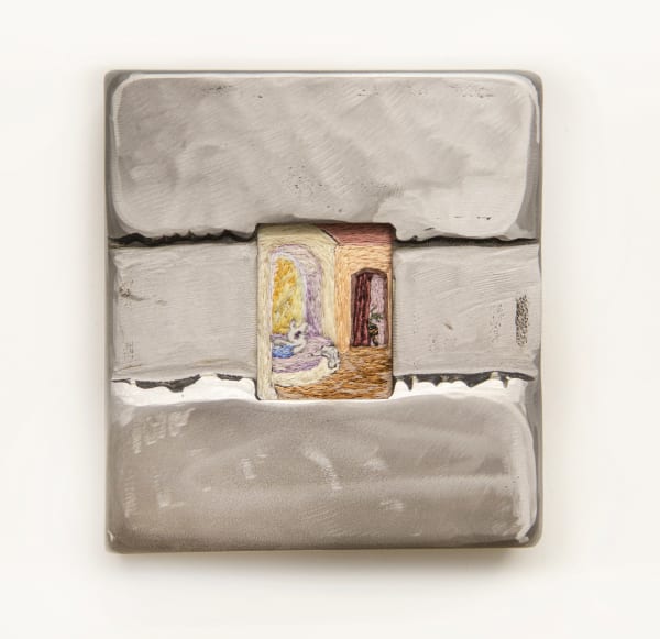 YiMiao Shih, The Bather with Yellow Wall, 2025