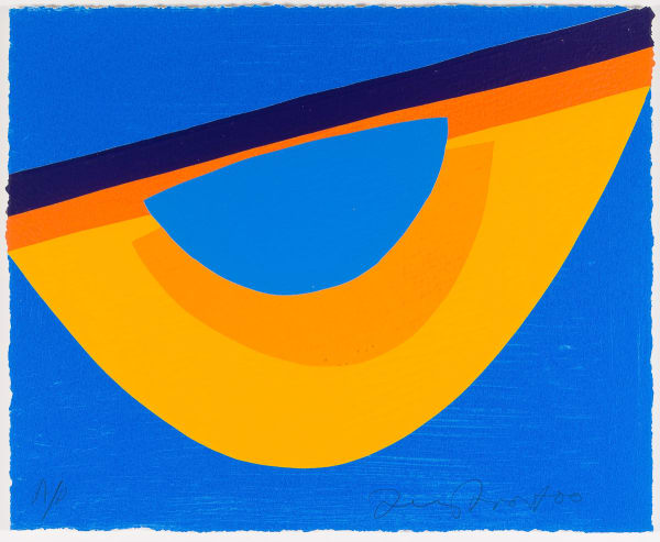 Terry Frost, Yellow and Blue for Bowjey, 2000