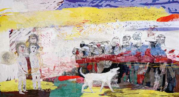 Alice Kettle, The Dog Loukanikos and the Cat's Cradle , 2015