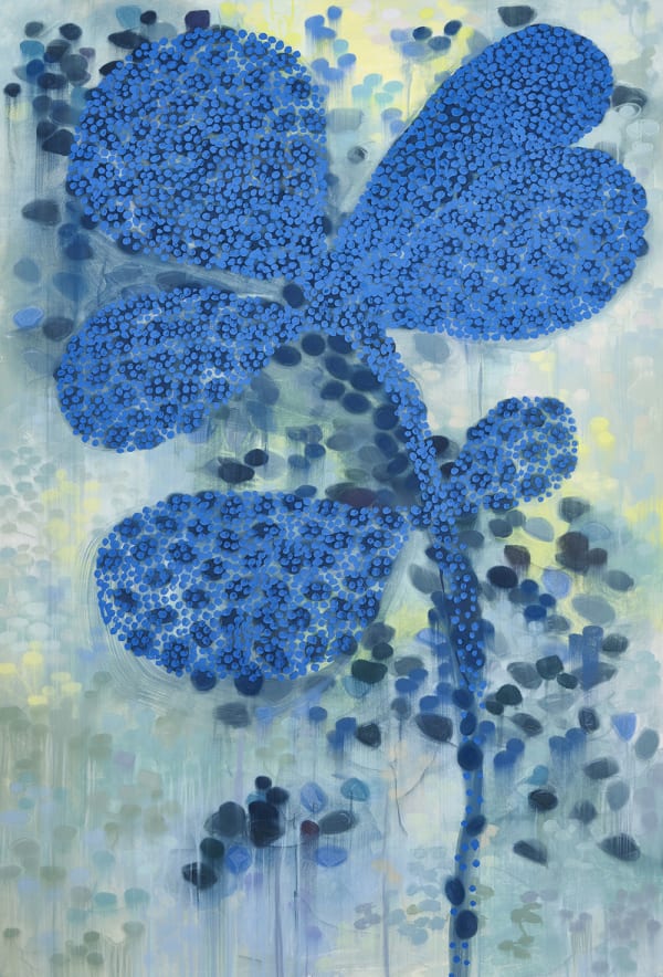 Hen Coleman, Foxfire Blue, 2017