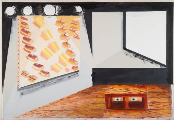 Stephen Farthing RA, The Museum of a Slice of America, Madison Ave